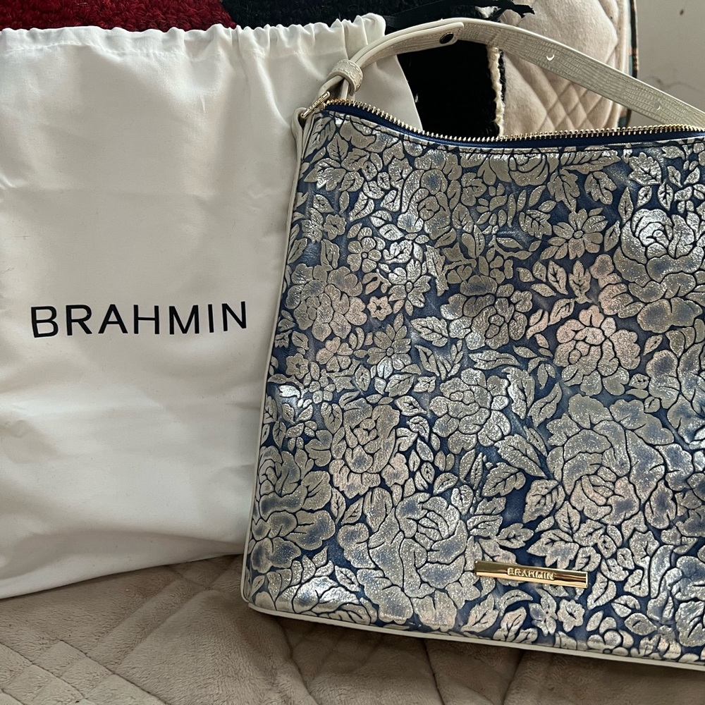 VINTAGE Brahmin Aquarius Katie cross-body